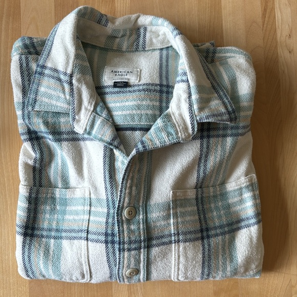 American Eagle Men’s Flannel Shirt - Picture 1 of 4